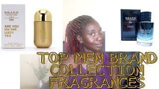 TOP BRAND COLLECTION FRAGRANCES FOR MEN/25MLS BRAND COLLECTION