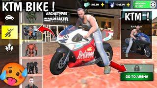 Franklin Driving KTM Bike In Rope Hero Vice Town Shop