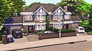 British Semi-Detached House | The Sims 4 Speed Build