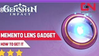 How to Get Memento Lens Genshin Impact Inazuma Gadget