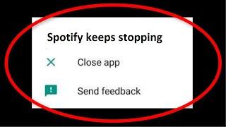 Fix Spotify Keeps Stopping Android || Fix Spotify Music App Not Open Problem Android