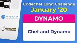 CodeChef January Long Challenge 2020- Chef and Dynamo(DYNAMO)