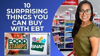 10 SURPRISING THINGS YOU DIDN'T KNOW YOU CAN BUY WITH YOUR EBT CARD IN 2024!!! (Snap - Food Stamps)