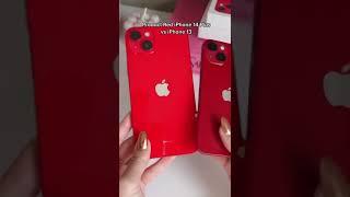 Product RED iPhone 14 VS iPhone 13!