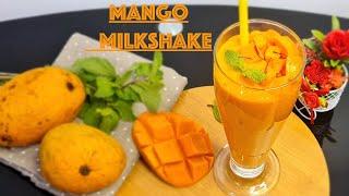 2 Ingredients  Mango Milkshake | Mango Milkshake Recipe | Mango Shake without Ice cream | Easy Shake