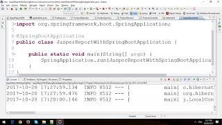 Jasper Reports with Spring Boot