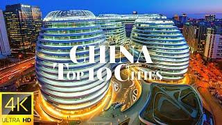 Cities of China  in 4K 60FPS HDR ULTRA HD Drone Video