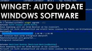 Auto Update mit Winget bei jedem PC Start (feat. Windows Aufgabenplaner)