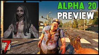 7 Days To Die Alpha 20 Update PREVIEW - NEW HD ZOMBIES & GUNS