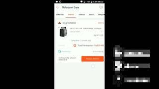 Bagaimana jika salah klik pesanan diterima di shopee?