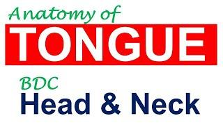Chp17 | Anatomy of TONGUE | Head & Neck Anatomy | BDC Vol3 | Dr Asif Lectures