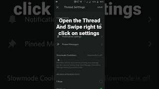 How to DeleteThreads in Discord Mobile #roduz #discord #thread #discordthread #how #howto