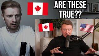 Reaction To Wayne Gretzky on Canada vs America