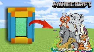 Cara Membuat portal Menuju Kebun Binatang di Minecraft Mcpe