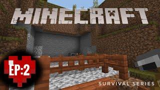 Minecraft Survival EP:2 |Well.....| Let's play with [RIGID]