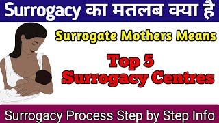 सरोगेसी प्रेगनेंसी क्या होती है | Surrogacy Meaning In Hindi