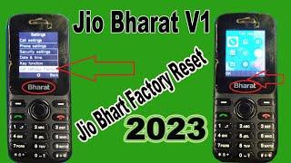 Jio Bharat V1 LF012F Hard Reset | How to Reset Bharat V2 4G | Jio Bharat V1 factory Reset | Jio key