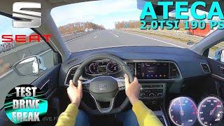 2021 Seat Ateca 2.0 TSI 4Drive 190 PS TOP SPEED AUTOBAHN DRIVE POV