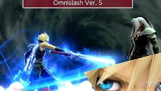 Super Smash Bros. Ultimate - Cloud New Alternative Final Smash Omnislash Ver. 5 (Before & After)