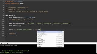 C++ Arrays Lesson 01 - Array Basics