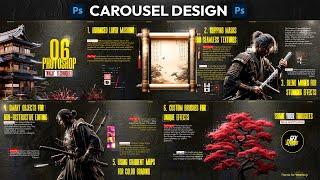 How to Create Carousel Design 2025   | Part-02 | GFXStudio