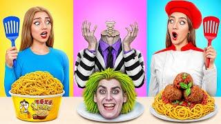 Me vs Beetlejuice Cooking Challenge by Multi DO Smile