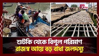 শুটকি থেকে বিপুল পরিমাণ রাজস্ব আয়ে বড় বাধা জ*ল*দ*স্যু | Gtv News