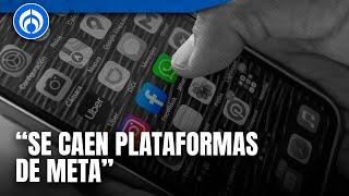 Se reportan fallas en WhatsApp, Facebook e Instagram