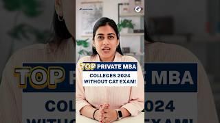 Best Private MBA Colleges WITHOUT CAT Exam! Fees & Placement Details #mba #shorts #shortsvideo