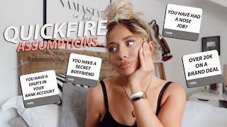 QUICK FIRE ASSUMPTIONS CHALLENGE!! *I HAVE TO ANSWER EVERYTHING!!*