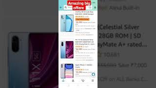 Amazon Big offer on iphone xr 11 12 Oneplus mi