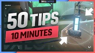 50 Game Changing Valorant Tips in 10 MINUTES | Valorant Tips, Tricks, and Guides