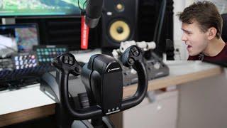 My NEW Flight Simulator YOKE Setup - Thrustmaster Boeing Yoke