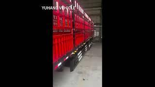 YUHANG 3 Axle 60 Ton Fence Cargo Semi Trailer | Brand New Bulk Cargos Transport Trailer for Sale