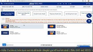 CÁCH MUA CỔ PHẦN SKYWAY BẰNG THẺ VISA CHUẨN NHẤT