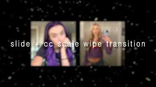 slide + cc scale wipe transition | after effects