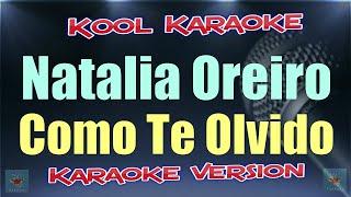 Natalia Oreiro - Como Te Olvido (Karaoke Version) VT