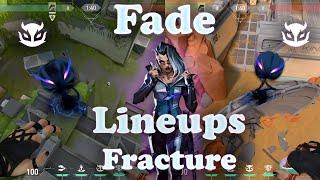 Valorant Top 10 Fade Lineups on Fracture | Fade Haunt Lineups | Fracture Fade Lineups