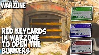 NEW Red Key Cards To Open The Bunkers Easter Egg In Warzone - Modern Warfare