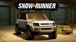 Snowrunner - Land Rover Defender 110 Customization & Test Drive