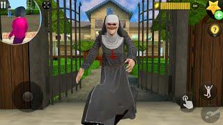 Playing as Evil Nun Troll Miss T and Stranger in Scary Teacher 3D Game Update