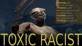 Salty Racist Survivor in End Game Chat | Dead by Daylight: Salt Edition