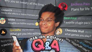 How I Got Into Editing, Life Plans & More! | 5000 Sub Editor Q&A Special