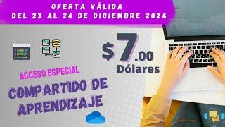  OFERTA! - RECURSO COMPARTIDO DE APRENDIZAJE (BASE DE DATOS, LENGUAJE DE PROGRAMACIÓN  Y SISTEMAS)