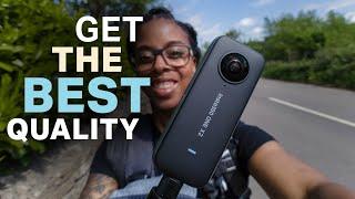 Insta360 ONE X2, How I Get The Best Video Quality