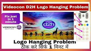 Videocon D2H  Logo hanging Problem कैसे ठीक करें | Akhil Free Dish | Akhil Siddiqui