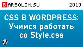 CSS в WordPress: классы и селекторы, дополнительные стили через style.css, тему и плагин