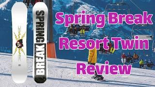 The 2025 Spring Break Resort Twin Snowboard Review