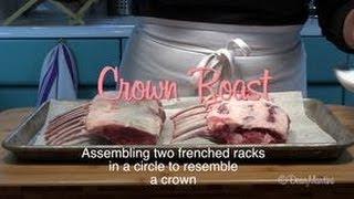 How to Assemble and Tie a Crown Roast of Lamb