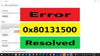 How to Fix Windows Store Error 0x80131500 (6 fixes)